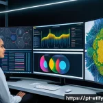 Home 15 전이 학습의 기초부터 고급 기술까지 - A detailed digital illustration of a high-tech AI laboratory focused on transfer learning, showing a...